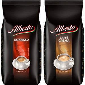 Alberto Caffè Crema oder Espresso