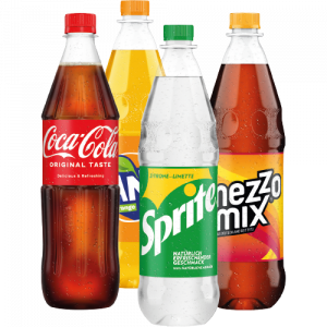 Coca-Cola, Mezzo-Mix, Fanta, Sprite oder Lift