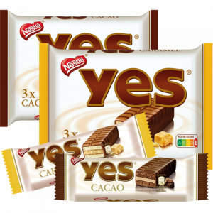 Nestlé Yes Törtchen Cacao oder Caramel