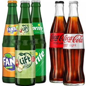 Coca-Cola, Mezzo-Mix, Fanta Orange, Sprite oder Lift