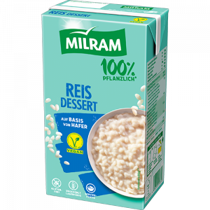 Milram Reis-Dessert auf Basis von Hafer