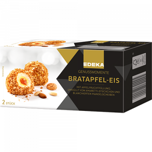 Edeka Genussmomente Bratapfel-Eis