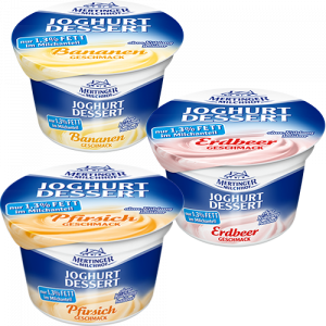 Mertinger Milchhof Joghurt Dessert mit Fruchtgeschmack