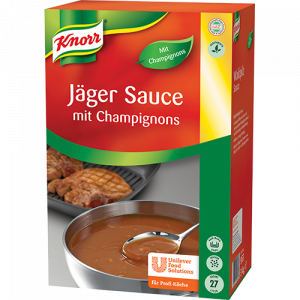 Knorr Jäger Sauce mit Champignons