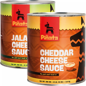 Pinata Jalapeno Cheese Sauce oder Cheddar Cheese Sauce