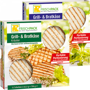 Frischpack Grill- & Bratkäse Natur oder Kräuter