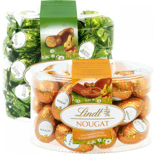 Lindt Nougat- oder Blätterkrokant-Eier