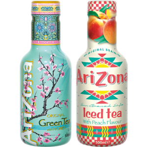 Arizona Green Tea with Honey oder Iced Tea with Peach Flavour