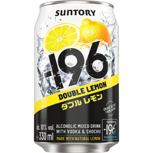 Suntory -196 Double Lemon & Vodka